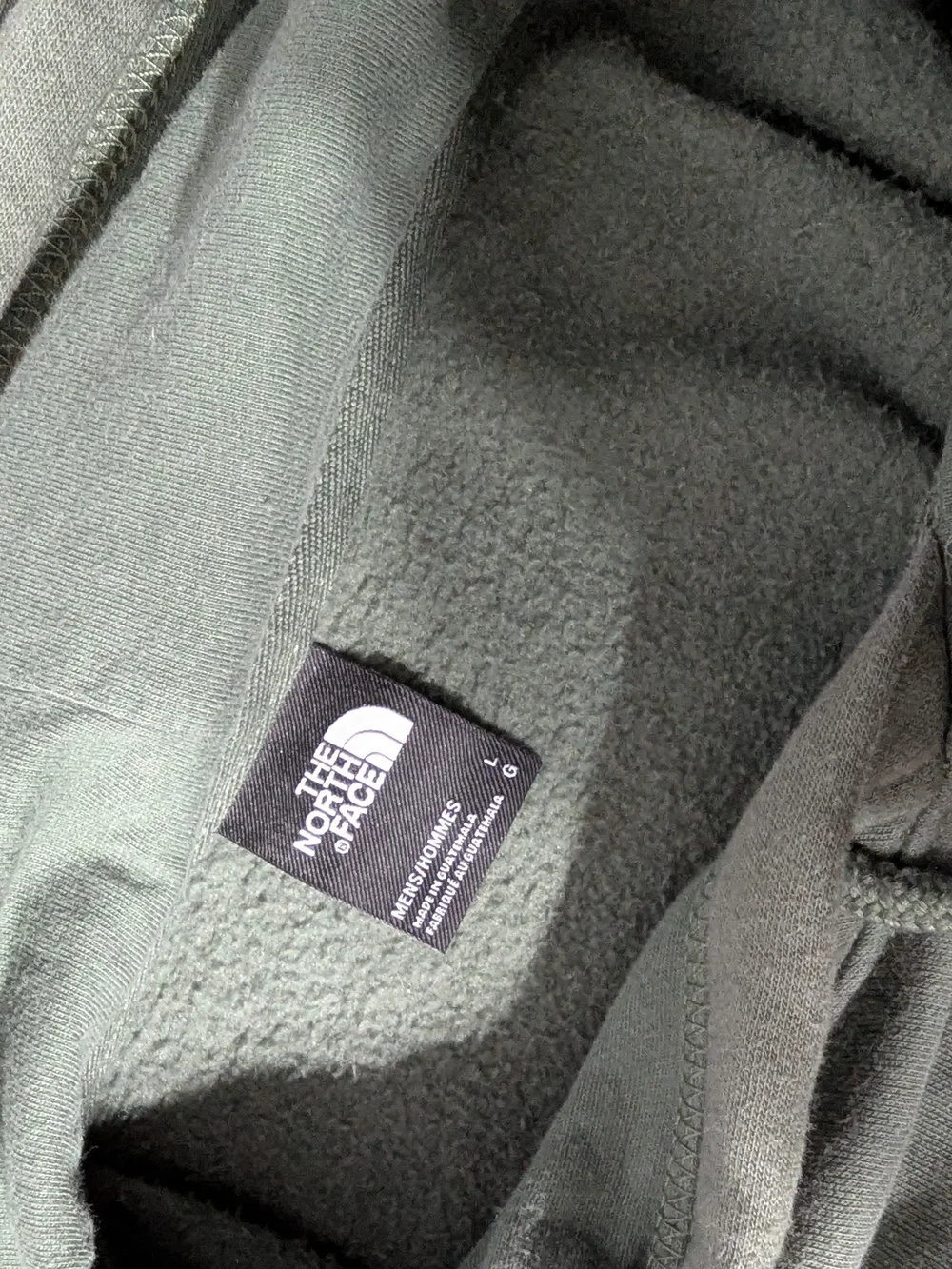 The North Face Men's Olive Green Logo Hoodie